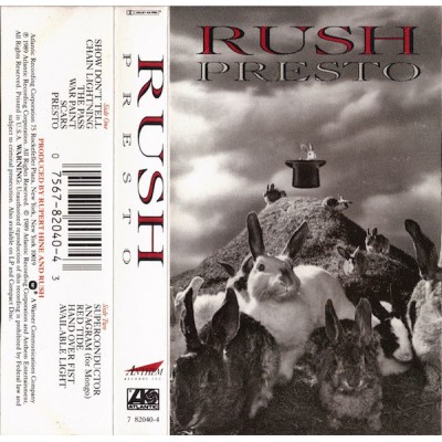 Rush – Presto - Кассета USA 7 82040-4