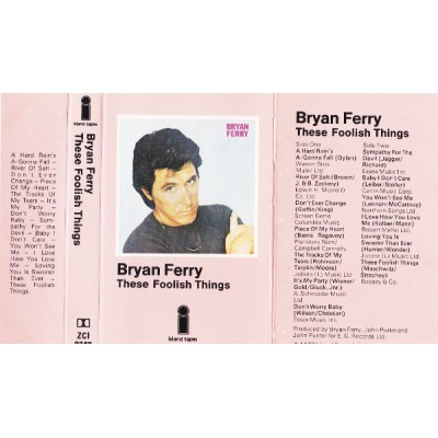 Кассета Bryan Ferry ‎– These Foolish Things ZCL 9249