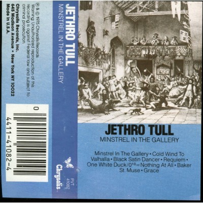 Кассета  Jethro Tull ‎– Minstrel In The Gallery PVT 41082