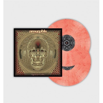 Amorphis - Queen Of Time 2LP Прозрачный красно-белый винил Предзаказ