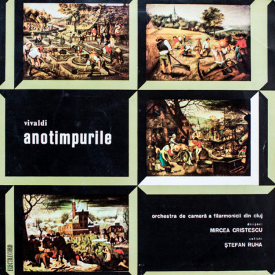 Vivaldi - Orchestra - Anotimpurile LP Чёрный винил ECE 0326
