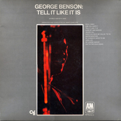 George Benson – Tell It Like It Is LP Чёрный винил