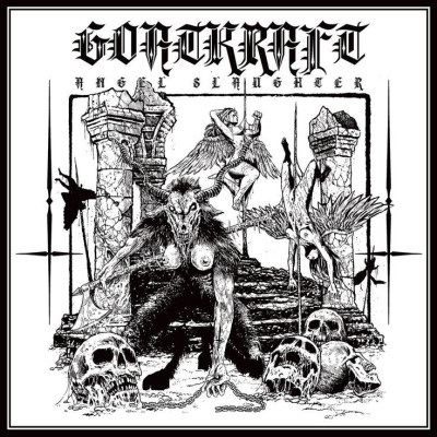 Виниловая пластинка  Goatkraft - Angel Slaughter LP Белый с чёрными брызгами винил