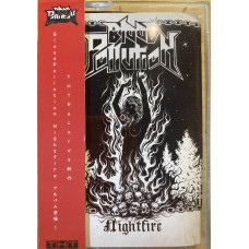 Кассета Blood Pollution - Nightfire MC + OBI Strip Кассета Чёрный корпус / Белая вкладка Ltd Ed 20 шт. чёрных / 40 шт. общий тираж 