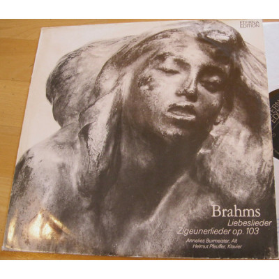 Brahms, Annelies Burmeister, Helmut Pfeuffer - Liebeslieder / Zigeunerlieder Op. 103 LP чёрный винил