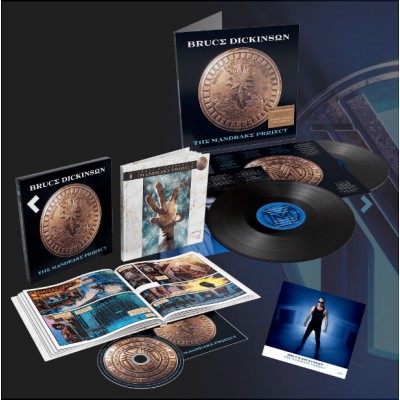 Bruce Dickinson (Iron Maiden) - The Mandrake Project Bookpack CD + 2LP Gatefold + Открытка с автографом Предзаказ -