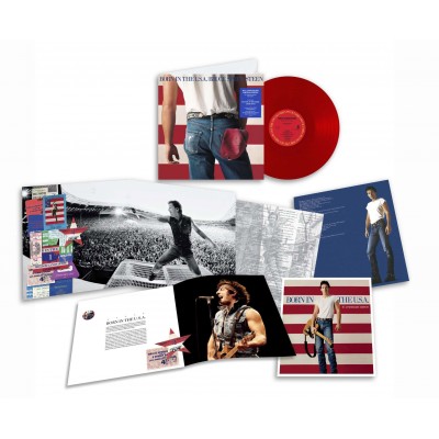 Bruce Springsteen - Born in the U.S.A. LP Gatefold 40th Anniversary Ltd Ed Прозрачный красный винил + Буклет + Литография Предзаказ