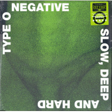 Type O Negative - Slow, Deep And Hard 2LP Зелёно-чёрный винил 