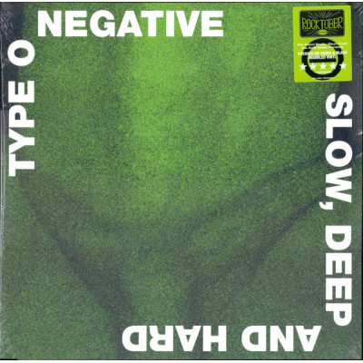 Type O Negative - Slow, Deep And Hard 2LP Зелёно-чёрный винил 