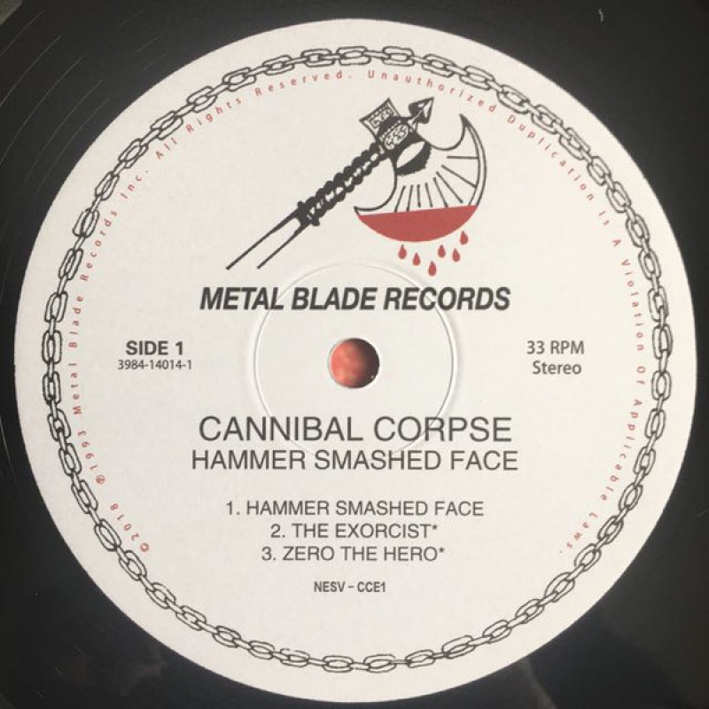 Cannibal Corpse Hammer smashed face Rhomb. Cannibal corpse hammer smashed