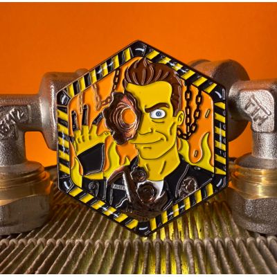 Пин - TERMINATOR 2 (JUDGMENT DAY) T-1000 значок