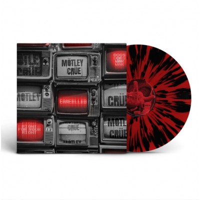 Mötley Crüe - Cancelled EP LP Красный с чёрными брызгами винил Предзаказ