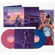 Виниловая пластинка Various - Grand Theft Auto VI: (GTA) 2LP Мраморно розовый и синий винил Предзаказ 