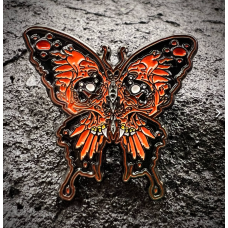 Пин Metallica - St. Anger Buttetfly (значок) красный