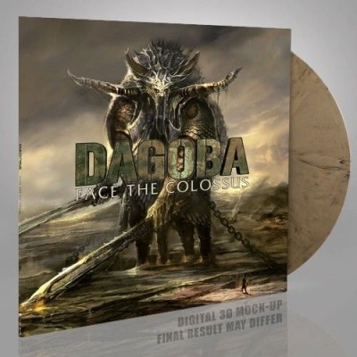 Dagoba - Face The Colossus LP Gatefold Gold & Black Marbled Vinyl Ltd Ed 300 copies 822603118117 822603118117