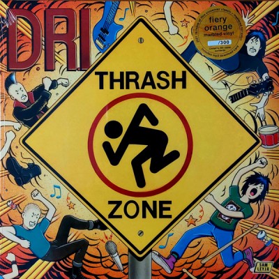 D.R.I. – Thrash Zone LP Orange Fiery Vinyl Ltd Ed 300 copies 3984-25176-1