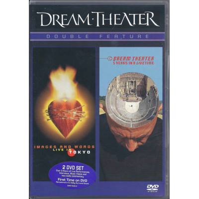 2DVD Dream Theater – Double Feature: Images And Words, Live In Tokyo / Dream Theater, 5 Years In A Live Time