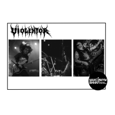 Мини-постер А4 c автографами группы Violentor