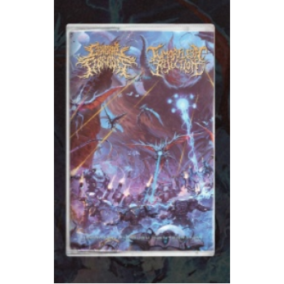 Кассета General Fibrosis, Tumorflesh Rejection - Liberation Through Disintegration (Split) белый корпус