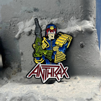 Пин (значок) Anthrax - I Am The Law