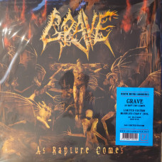 Grave - As Rapture Comes LP Ltd Ed 500 шт. Прозрачно-синий винил 