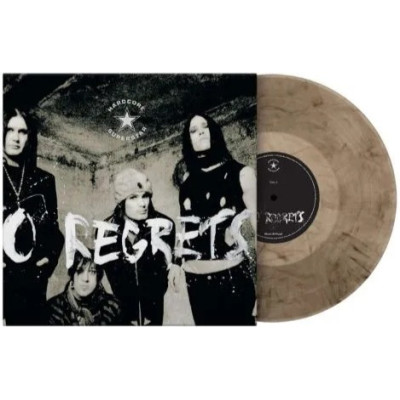 Виниловая пластинка Hardcore Superstar - No Regrets LP прозрачный с чёрным дымком винил
