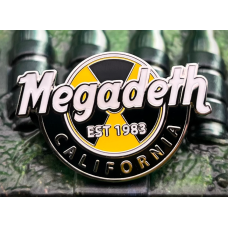 Пин Megadeth - Hard Rock Cafe (желтый) значок