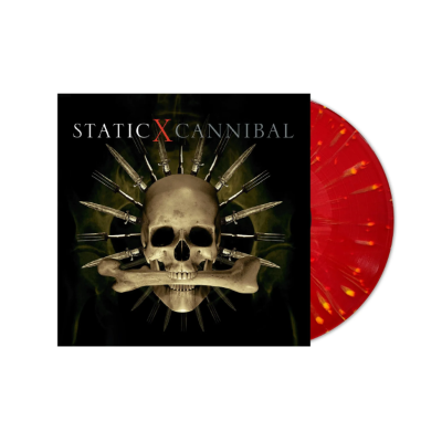 Виниловая пластинка Static X - Cannibal LP Красный с желтыми брызгами