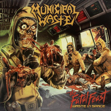 Municipal Waste ‎– The Fatal Feast (Waste In Space) LP Ltd Ed Orange Yellow Splatter Vinyl