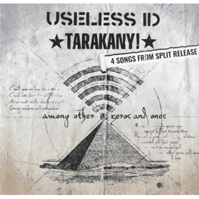 Тараканы! / Useless ID - Among Other Zeros And Ones 7'' US Black Vinyl Ltd Ed 200 copies с автографом JO-0087