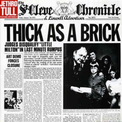 Jethro Tull - Thick As A Brick LP 1981 Italy Gatefold CHR 1003