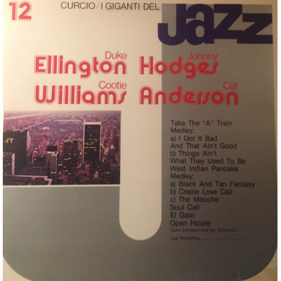 Duke Ellington / Johnny Hodges / Cootie Williams / Cat Anderson - I Giganti Del Jazz Vol. 12 GJ-12