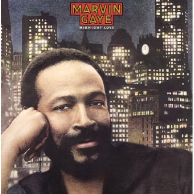 Marvin Gaye ‎– Midnight Love LP UK '80ies Reissue Red Labels + Inlay CBS 32776