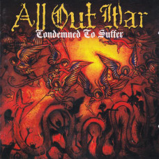 All Out War - Condemned to Suffer LP Orange Vinyl