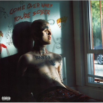 Lil Peep - Come Over When You're Sober Pt.1 & Pt.2 2LP Розовый и чёрный винил 190758933719