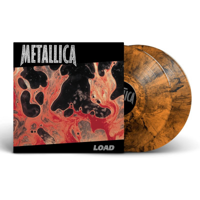 Metallica - Load 2LP Оранжевый с чёрными разводами (Poor Twisted Orange) винил 2025 Remastered Предзаказ