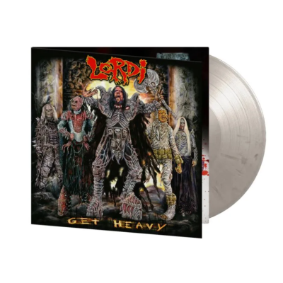 Lordi - Get Heavy LP Black White Marbled Серебристый винил 