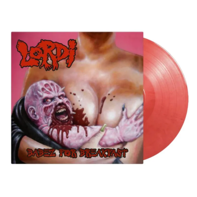 Lordi - Babez For Breakfast LP Pink & Red Marbled Розовый с красным винил 