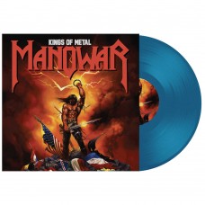 Manowar ‎– Kings Of Metal LP Прозрачный синий винил Предзаказ