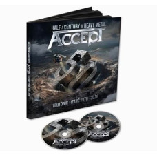 CD Accept - Teutonic Titans 1976-2026 2CD Earbook тираж 300 шт. 