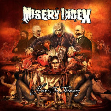 Misery Index - Heirs To Thievery LP Жёлтый с красно-чёрным дымком винил