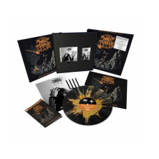 Виниловая пластинка Darkthrone Pre-Historic Metal Splatter 3LP+CD+MC Делюкс-бокс-сет: винил + компакт-диск+кассета Предзаказ
