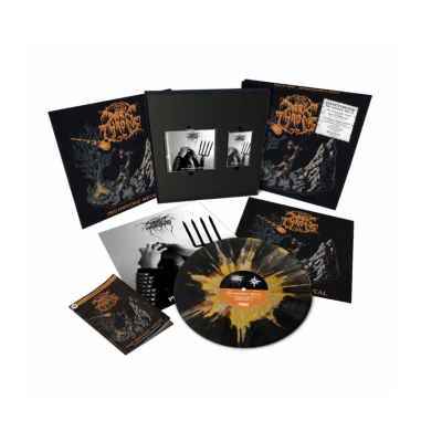 Виниловая пластинка Darkthrone Pre-Historic Metal Splatter 3LP+CD+MC Делюкс-бокс-сет: винил + компакт-диск+кассета Предзаказ