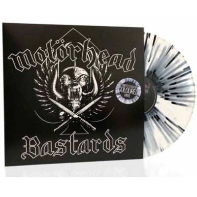 Motörhead - Bastards LP Ltd Ed Белый винил с чёрными брызгами 