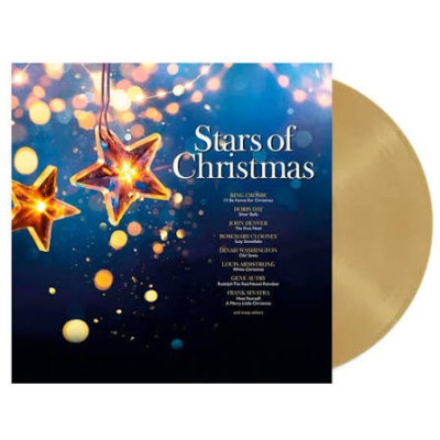 Various Artists (Elvis Presley, Frank Sinatra, Aretha Franklin, Ella Fitzgerald, Johnny Cash и др.) - Christmas Stars LP Золотой винил
