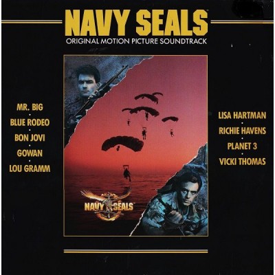 Various – Navy Seals - Original Motion Picture Soundtrack LP 1990 Germany (Bon Jovi, Mr. Big, Foreigner) 7567-82125-1