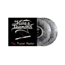 King Diamond – The Puppet Master 2LP Ltd Ed. 500 шт. Silver Black Dust Серебряный с чёрными брызгами винил