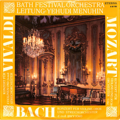 Vivaldi, Bach, Mozart, Bath Festival Orchestra, Yehudi Menuhin – Konzert LP Чёрный винил 8 20 705