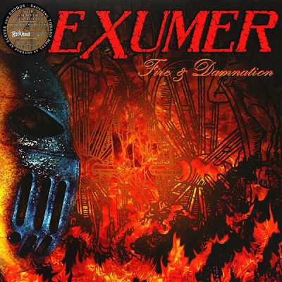 Виниловая пластинка Exumer - Fire & Damnation LP Оранжево-чёрный матовый винил Тираж распродан, последний экземпляр