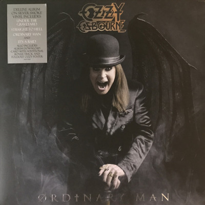 Ozzy Osbourne - Ordinary Man LP Ltd Ed Deluxe Silver Smoke Gatefold 19439718461